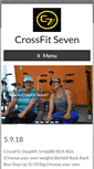Mobile Screenshot of crossfitseven.com